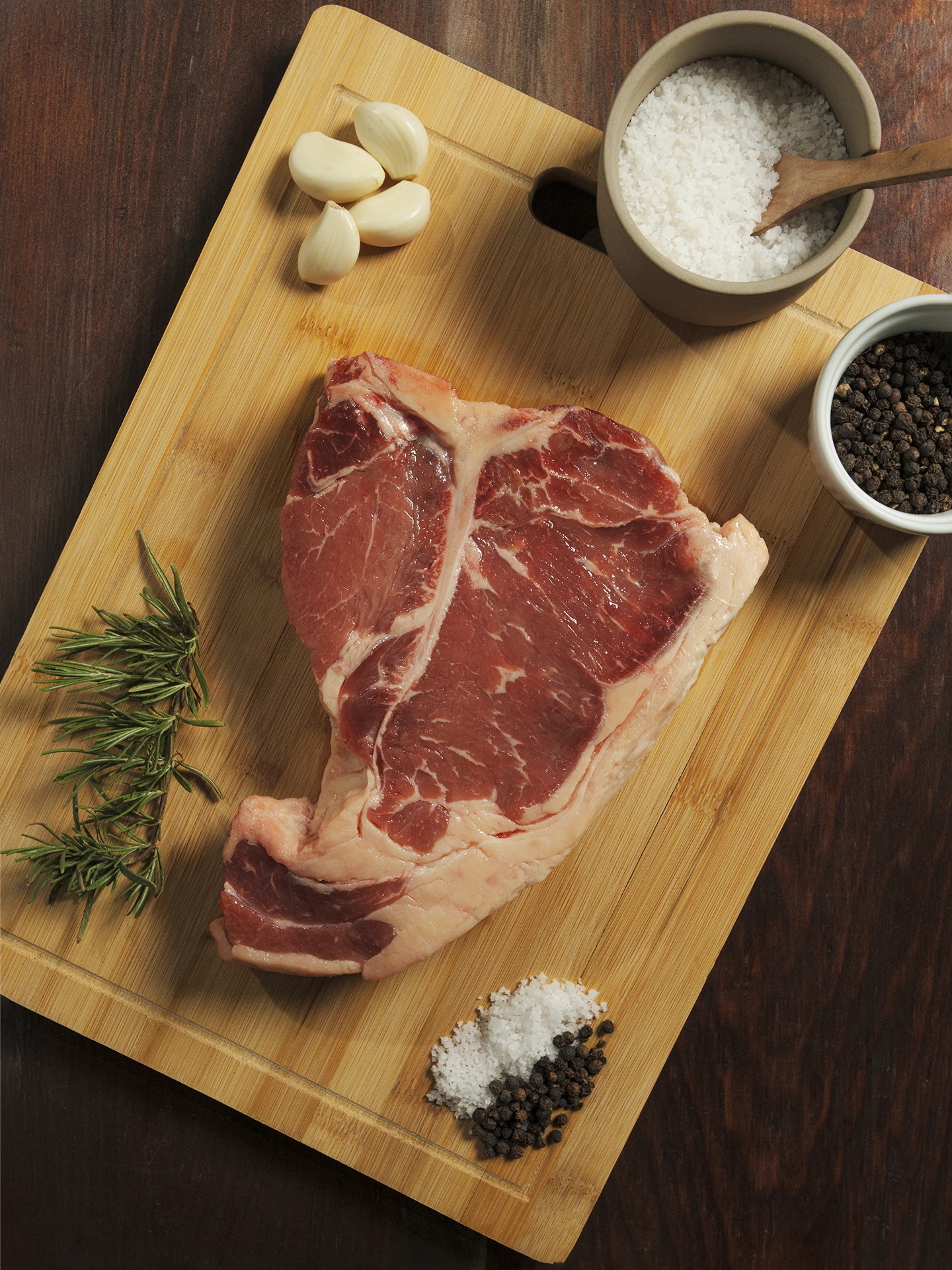 Foto de un corte de carne producida en Chihuahua.
