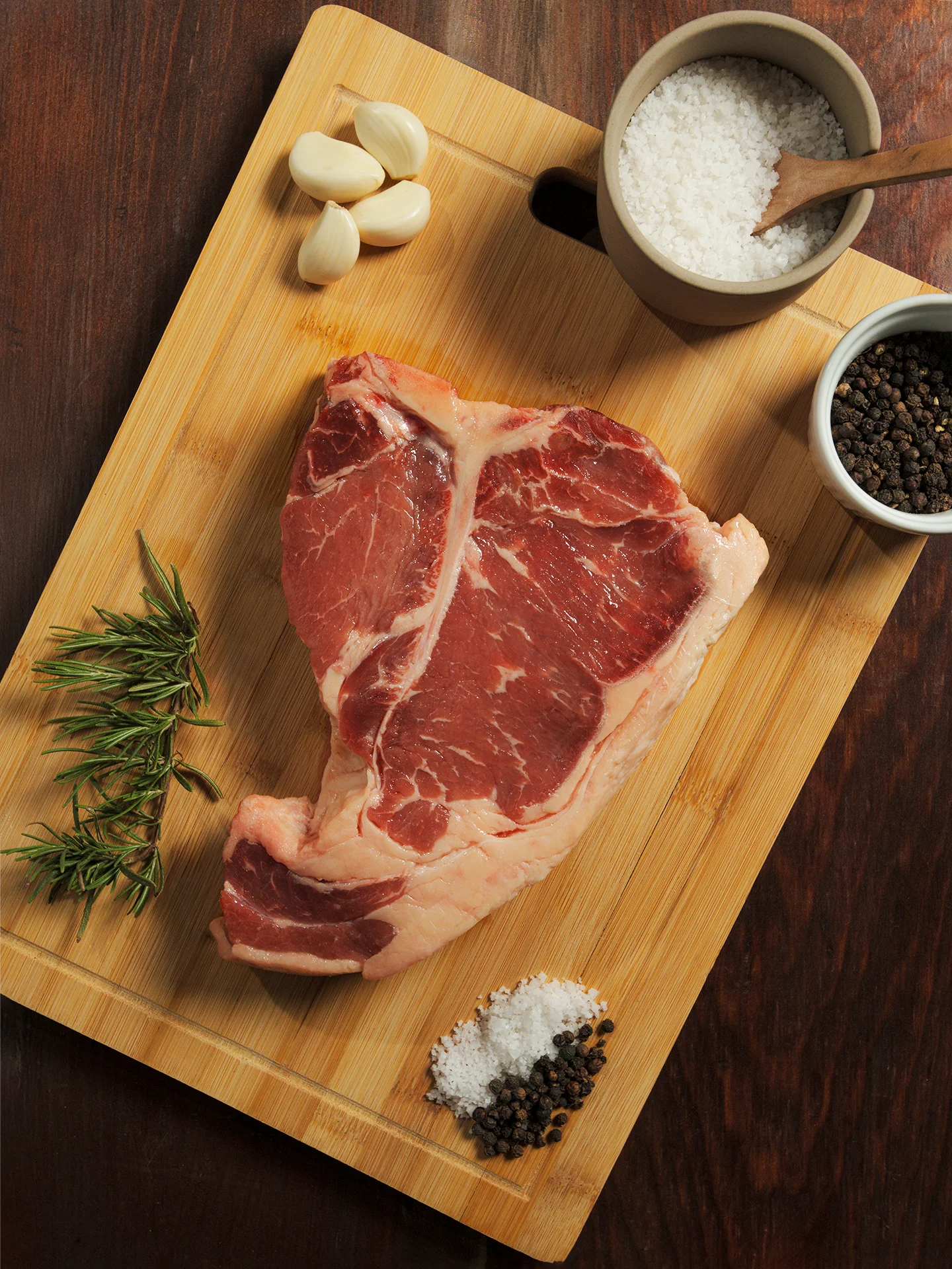 Foto de un corte de carne producida en Chihuahua.
