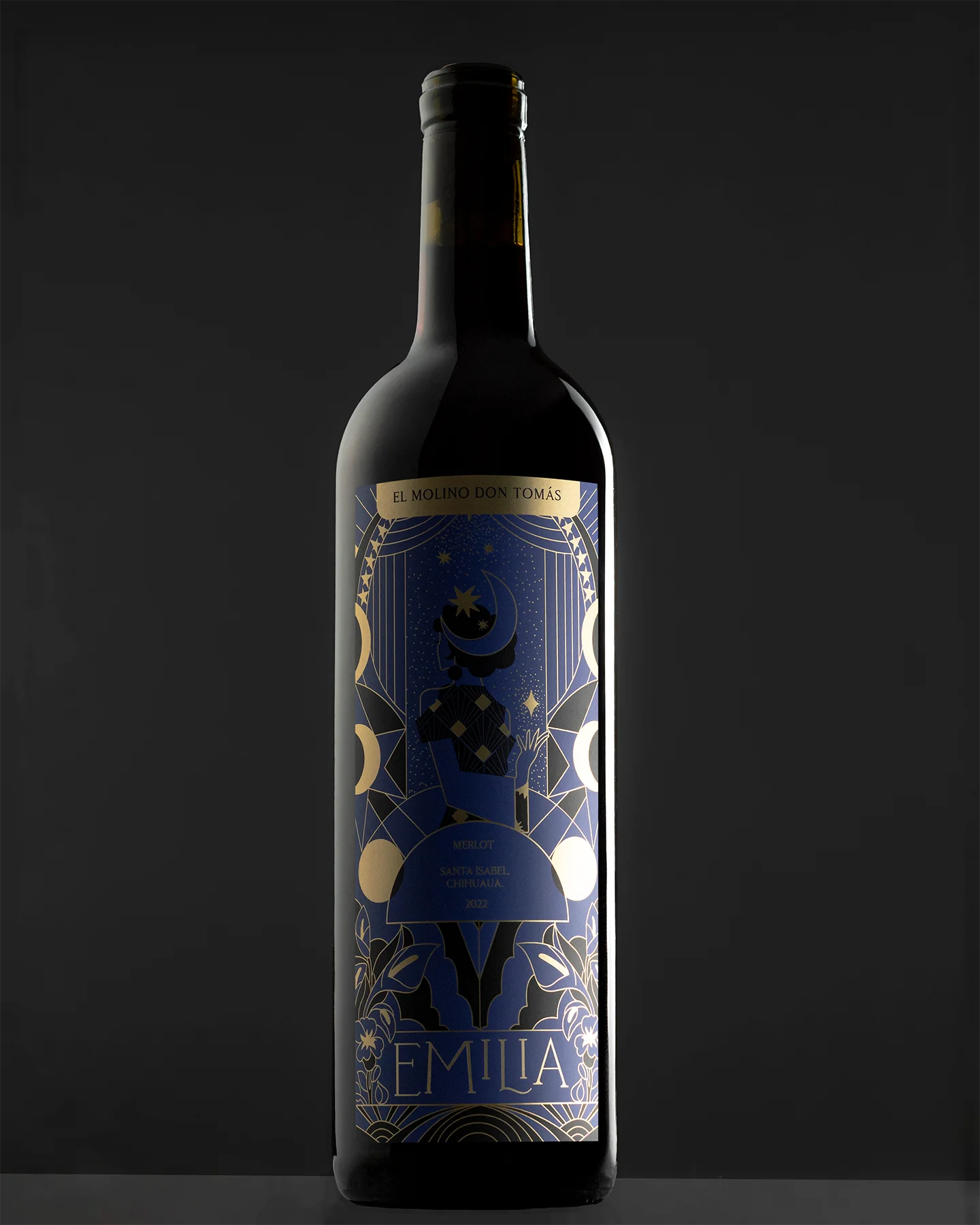 Botella de Vino de un viñedo de la ciudad de Chihuahua.